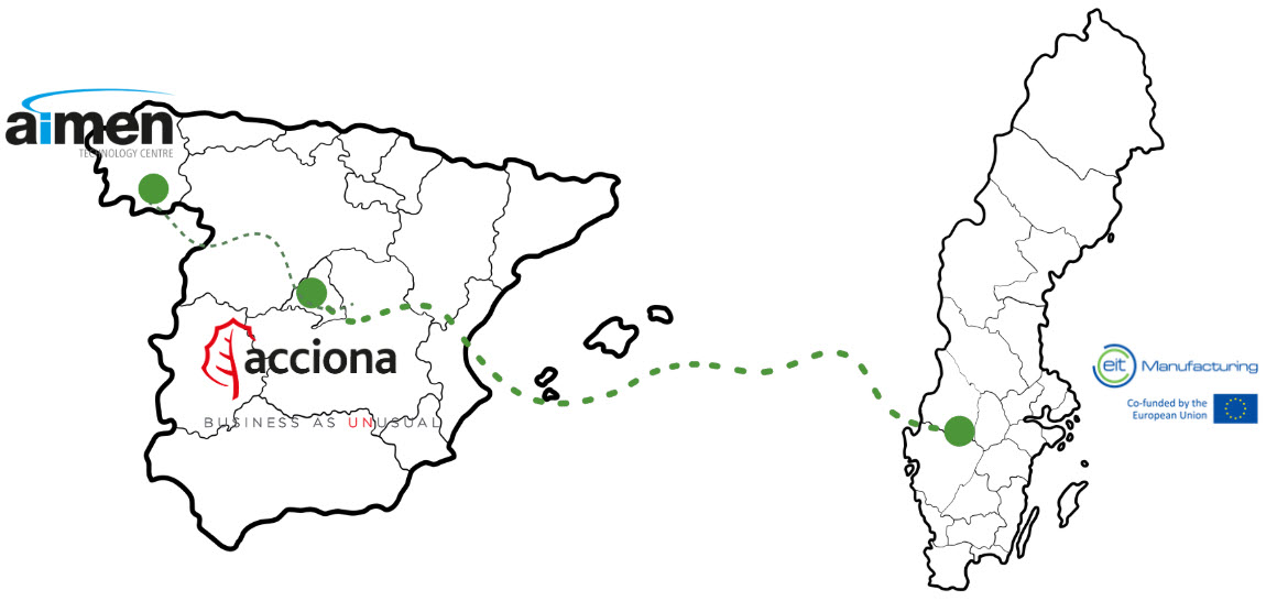 The 3 Living Labs locations